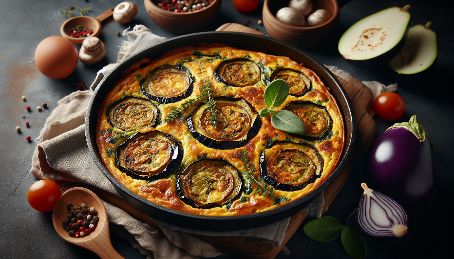 Frittata di melanzane